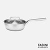 FABINI & Pohlreich - Roestvrijstalen kegelvormige steelpan met deksel Ø 20 cm (1,5 l)