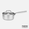 Steelpan van 5-laags roestvrij staal met deksel Ø 16 cm (1,2 l)