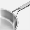 Diepe pan van meerlaags roestvrij staal met deksel, zonder klinknagels Ø 24 cm (2,5 l)