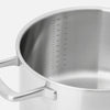 Roestvrijstalen pan met deksel, klinknagelloos, meerlaags  Ø 24 cm (5,5 l)