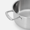 Pan van meerlaags roestvrij staal met deksel zonder klinknagels Ø 24 cm (4 l)
