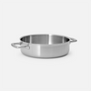 Tegame-pan van meerlaags roestvrij staal met deksel, zonder klinknagels Ø 28 cm (4 l)