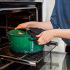 Geëmailleerde gietijzeren pan met deksel Ø 26 cm (6 l), crème