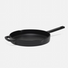 Geëmailleerde gietijzeren pan zonder deksel, Ø 26 cm, zwart