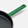 Geëmailleerde gietijzeren pan zonder deksel, Ø 26 cm, groen