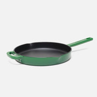 Geëmailleerde gietijzeren pan zonder deksel, Ø 26 cm, groen