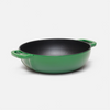 Geëmailleerde gietijzeren Tegame-pan met deksel Ø 26 cm (3,5 l), groen