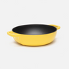 Geëmailleerde gietijzeren Tegame-pan met deksel Ø 26 cm (3,5 l), geel
