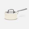Steelpan met keramische anti-aanbaklaag Meda 3.0 en deksel Ø 20 cm (2,4 l), crème