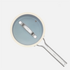 Steelpan met keramische anti-aanbaklaag Meda 3.0 en deksel Ø 20 cm (2,4 l), crème