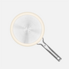Steelpan met keramische anti-aanbaklaag Meda 3.0 en deksel Ø 20 cm (2,4 l), crème