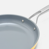 Set koekpannen met keramische anti-aanbaklaag Meda 3.0 Ø 26 cm en Ø 30 cm, geel