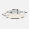 Tegame-pan met keramische anti-aanbaklaag Meda 3.0 en deksel Ø 28 cm, crème