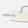 Tegame-pan met keramische anti-aanbaklaag Meda 3.0 en deksel Ø 28 cm, crème