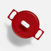 Geëmailleerde gietijzeren braadpan Mattia 3.0 met deksel Ø 20 cm (2 l), rood