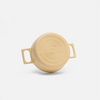 Geëmailleerde gietijzeren braadpan Mattia 3.0 met deksel Ø 20 cm (2 l), crème