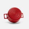 Geëmailleerde gietijzeren braadpan Mattia 3.0 met deksel Ø 26 cm (5,5 l), rood