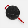 Mattia 3.0 pannenkoekenpan van geëmailleerd gietijzer Ø 26 cm, rood