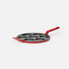 Mattia 3.0 pannenkoekenpan van geëmailleerd gietijzer Ø 26 cm, rood