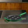 Mattia 3.0 pannenkoekenpan van geëmailleerd gietijzer Ø 26 cm, groen