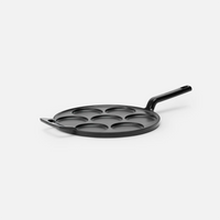 Pannenkoekenpan Mattia 3.0, Ø 26 cm - Geëmailleerde gietijzeren pan, zwart