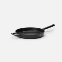 Geëmailleerde gietijzeren koekenpan Mattia 3.0 zonder deksel Ø 26 cm, zwart