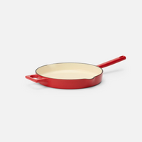 Mattia 3.0 geëmailleerde gietijzeren koekenpan zonder deksel Ø 26 cm, rood
