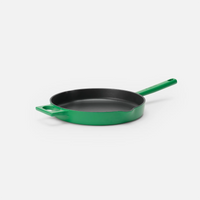 Mattia 3.0 pan, Ø 26 cm - Geëmailleerde gietijzeren pan, groen