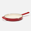 Geëmailleerde gietijzeren pan zonder deksel, Ø 26 cm, rood