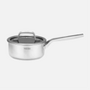 RVS steelpan met hybride oppervlak met deksel Ø 16 cm (1,2 l)