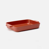 Terra aardewerk ovenschaal 33 x 24 cm, rood