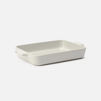 Terra aardewerk ovenschaal  33 x 24 cm, crème