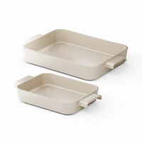 Terra ovenschaalset, crème