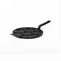 Mattia 3.0 pannenkoekenpan van geëmailleerd gietijzer Ø 26 cm, zwart
