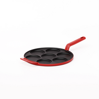 Mattia 3.0 pannenkoekenpan van geëmailleerd gietijzer Ø 26 cm, rood